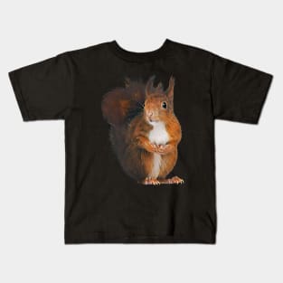 Squirrel - Woodland Themed Kids Room, Funny Gifts For Forester, Cute Animals Kids T-Shirt